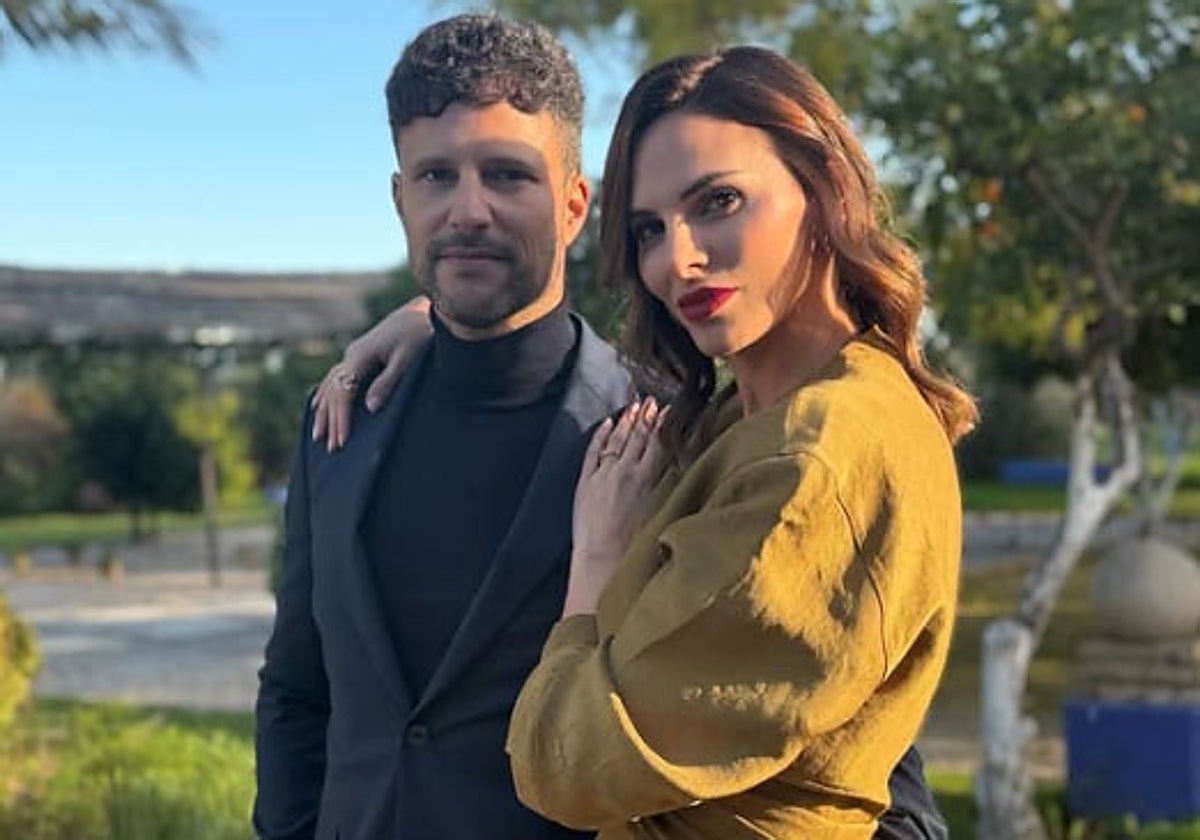 Irene Rosales y Guillermo, en la boda de esta fin de semana.