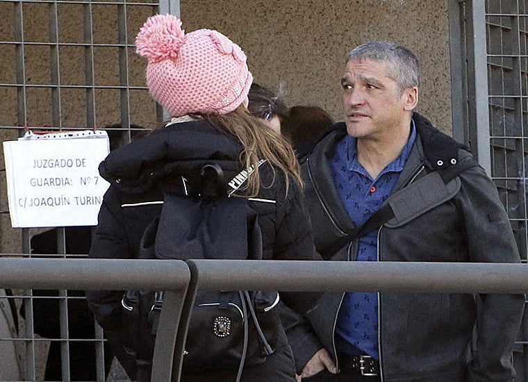 Gustavo González en los juzgados