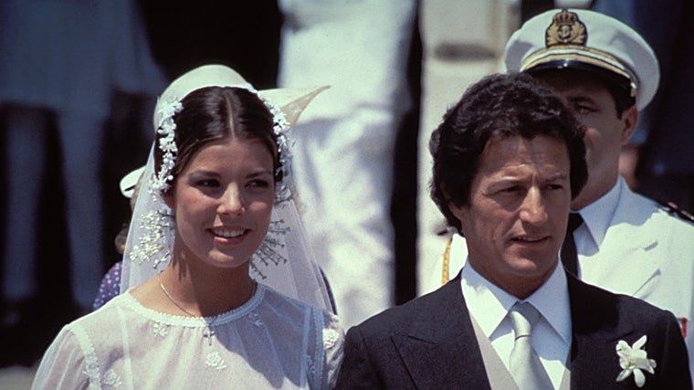 La boda de Carolina de Mónaco y Junot