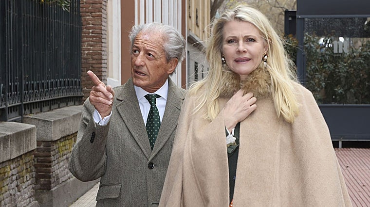 Philippe Junot com sua ex-esposa Nina Wendelbo-Larsen