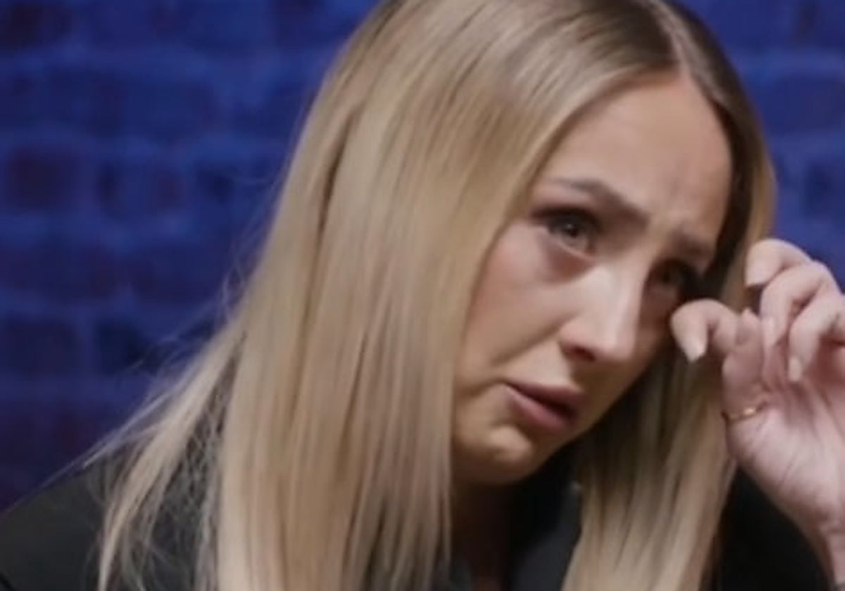 Rocío Flores, durante su entrevista en '¡De viernes!'.