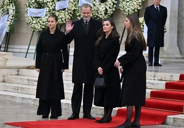 Los Reyes, consternados por la tragedia ferroviaria Adamuz, dan su último adiós a Irene de Grecia
