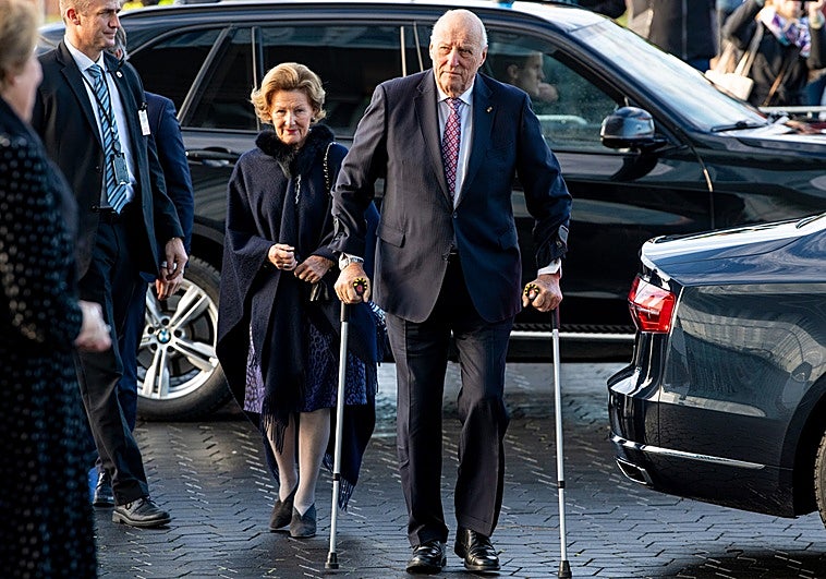 Harald y Sonia de Noruega se marchan a los Juegos de Invierno en pleno escándalo por el juicio de Marius Borg