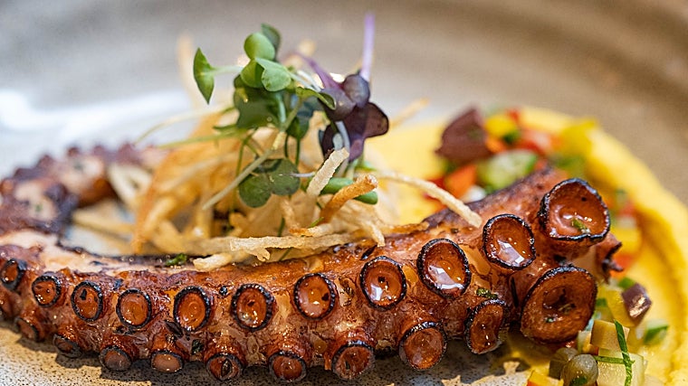 El protagonismo de esta receta se lo lleva el boniato, la verdura estrella del otoño