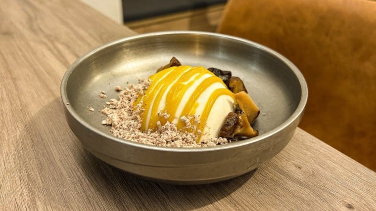 Panna cotta ahumada