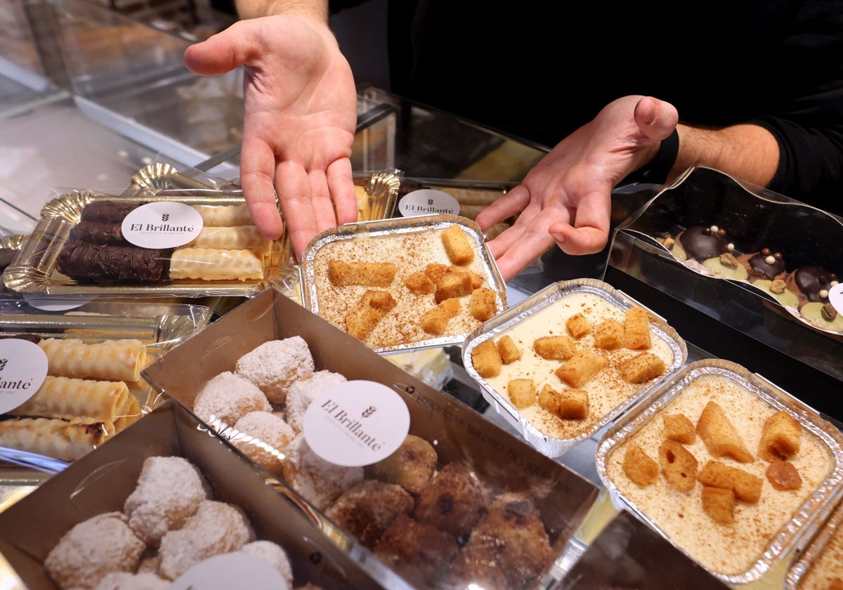 Gachas, huesos de santo y buñuelos, de Panadería El Brillante