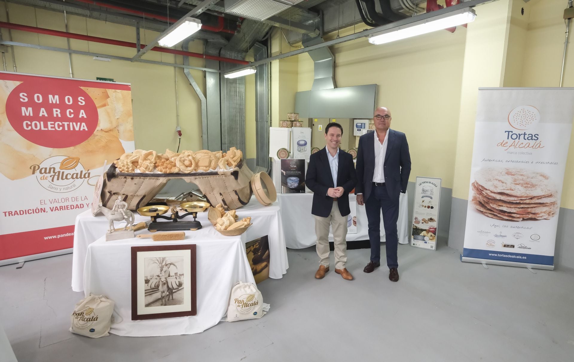 Eulogio González Roldán, de Panes de Alcalá, y Joaquín Portillo, de Tortas de Alcalá