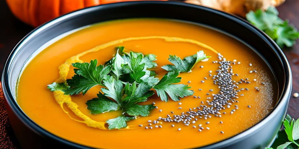 Sopa de Calabaza y Jengibre con Foie
