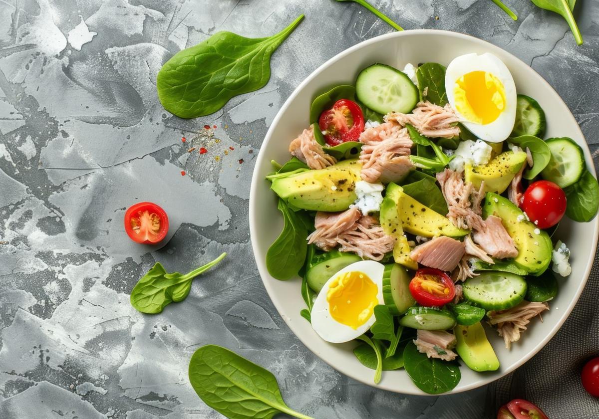 Ensalada fácil y rápida para una cena saludable