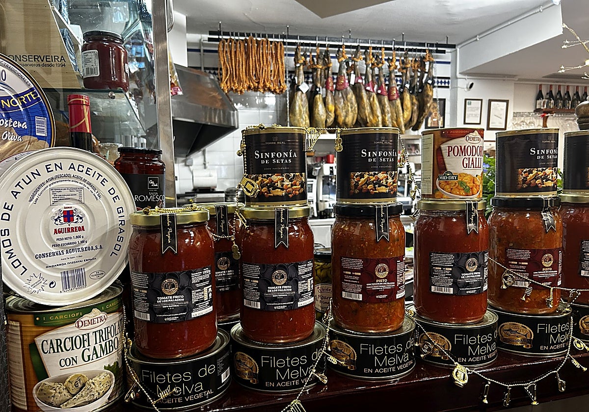 Bodegón de productos de Casa Ruiz