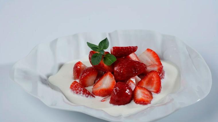 Fresas al cava