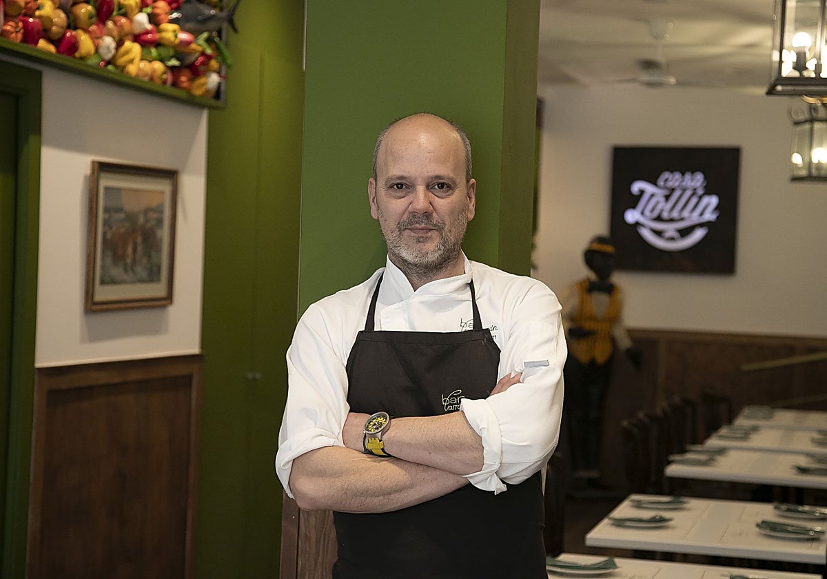 El cordobés Miguel Eguidazu, cocinero y propietario de Tollín y Carrasquín