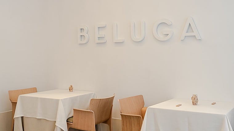 Beluga se encuentra en la Plaza de las Flores de Málaga