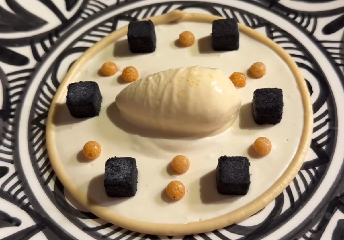 Karim de sésamo y caviar