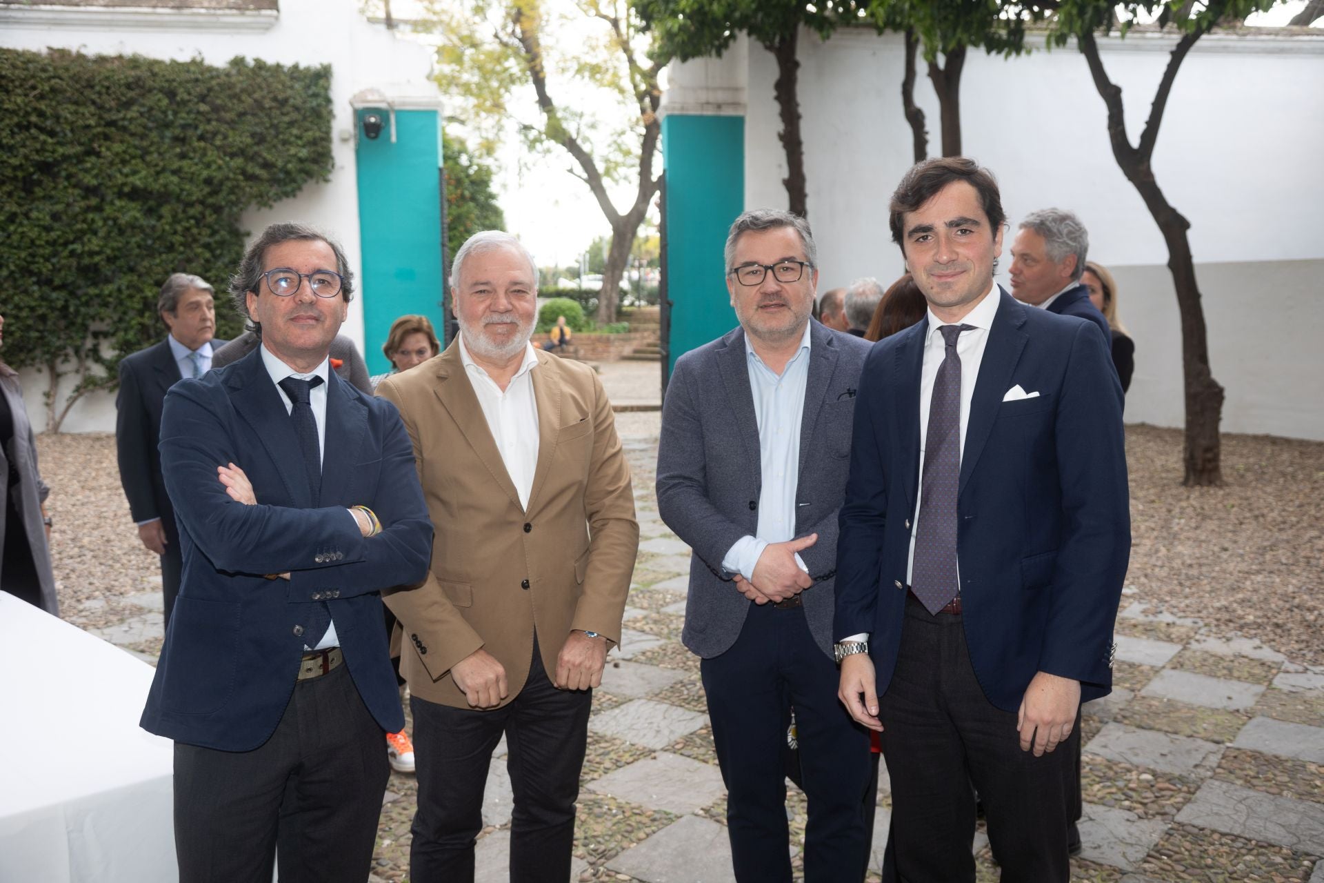 José Manuel Galán, Eduardo Sánchez Ibarguen, Alberto Ramos y Cipriano Gutiérrez