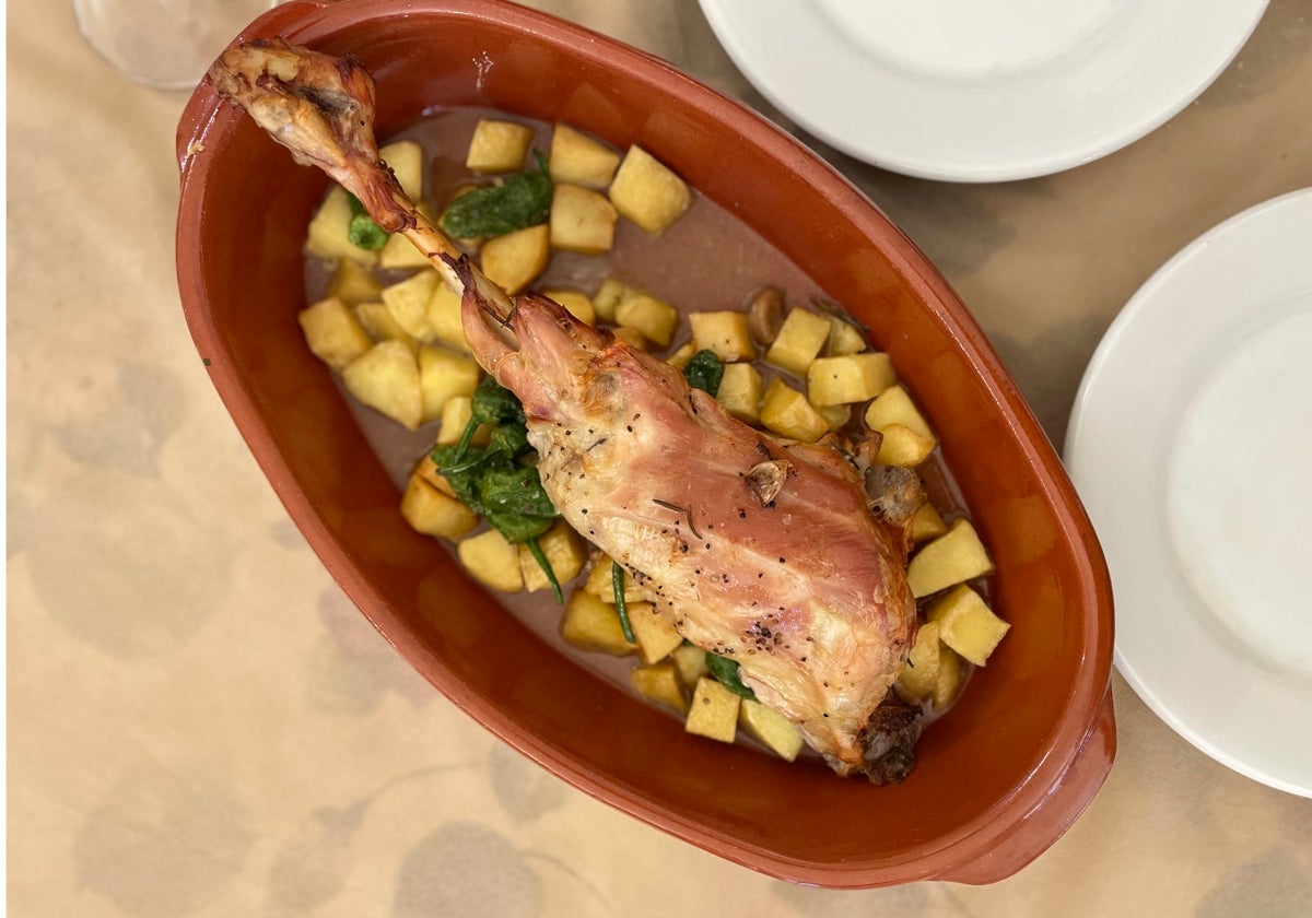 Paletilla de chivo lechal