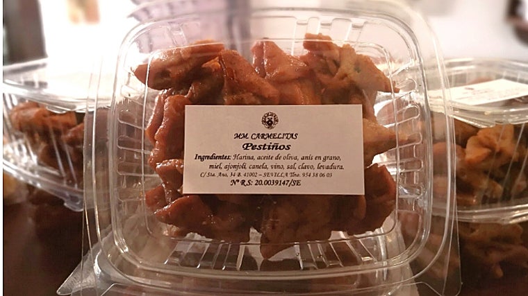 Pestiños de Convento de Santa Ana en Sevilla