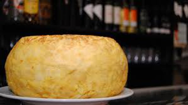 Famosa tortilla de patata del Bar Santos