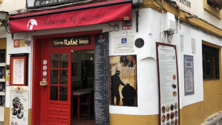 Fachada de la Taberna Rafaé
