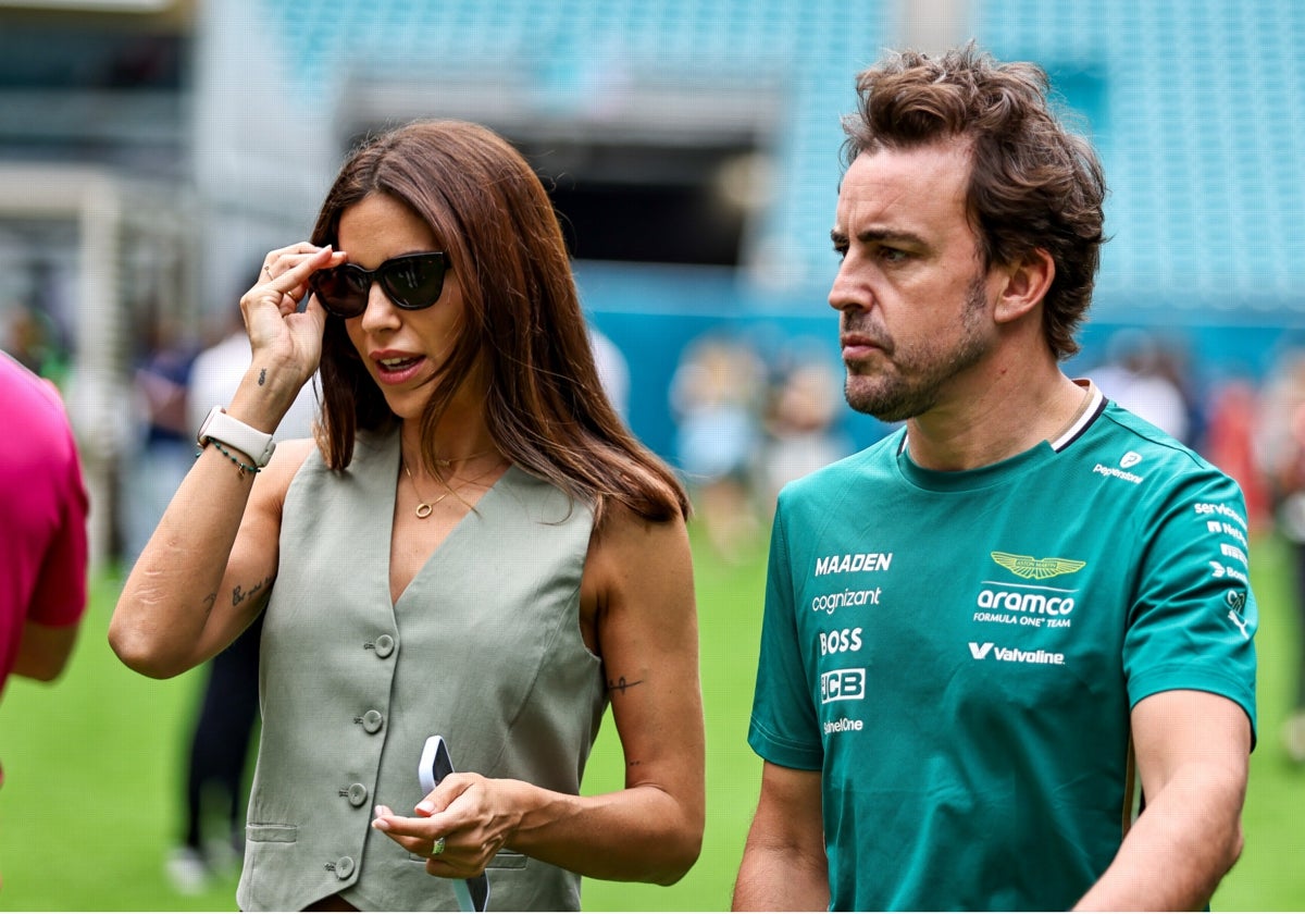 Melissa Jiménez y Fernando Alonso