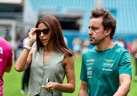 Melissa Jiménez y Fernando Alonso despejan los rumores de crisis rodeados de 'celebrities'