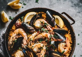 Así preparamos este arroz de marisco con Brillante paso a paso
