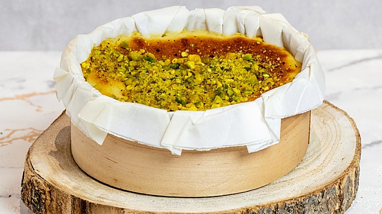 Tarta de queso de pistacho, uno de los sabores de Ratatouille Cheescake