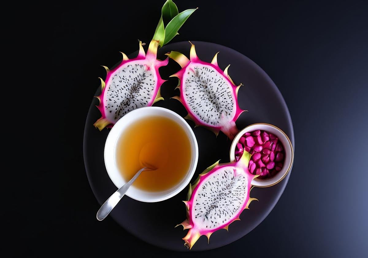 La infusión de pitaya es una bebida saludable y deliciosa