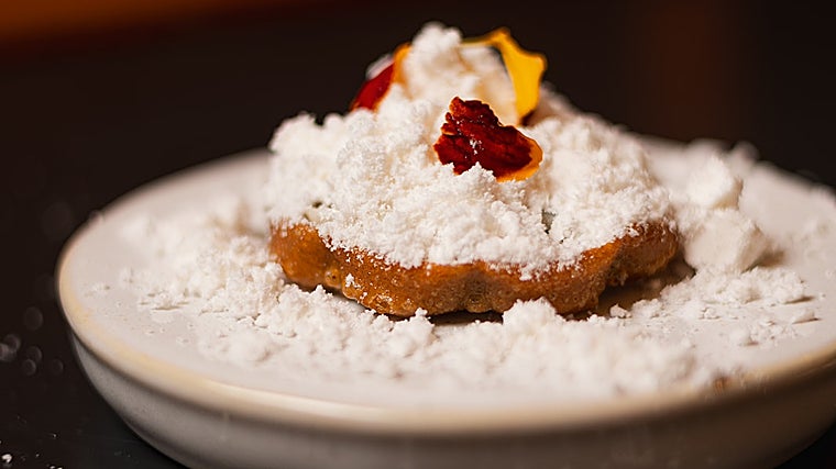 Boquerón sobre berenjena, de Señor Cangrejo
