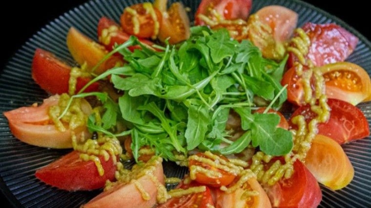 Ensalada sin gluten del restaurante El Bosque de Córdoba