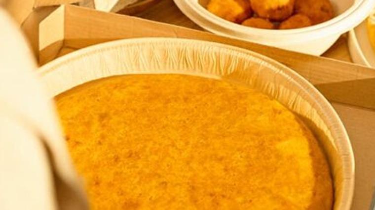 Una de las tortillas de patatas de 'La Martinuca'