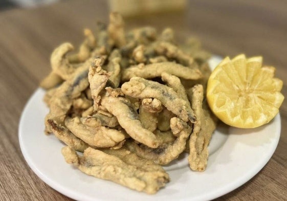 Jaimitos en adobo del establecimiento de La Carlota con un Solete Repsol