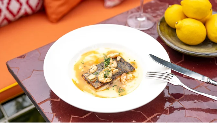 Corvina a la sanluqueña de Casa Limón en Mairena del Aljarafe