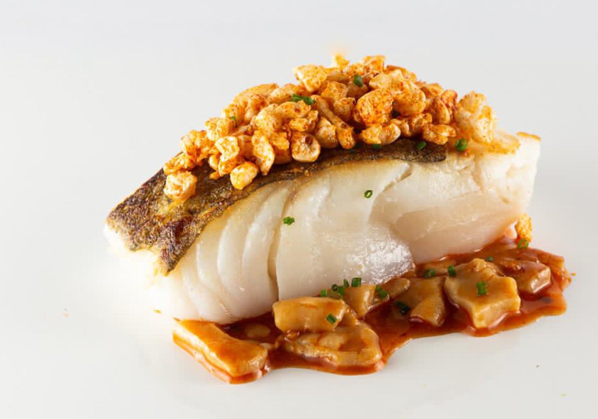 Bacalao y sus callos de Kàran Bistró en Pozoblanco