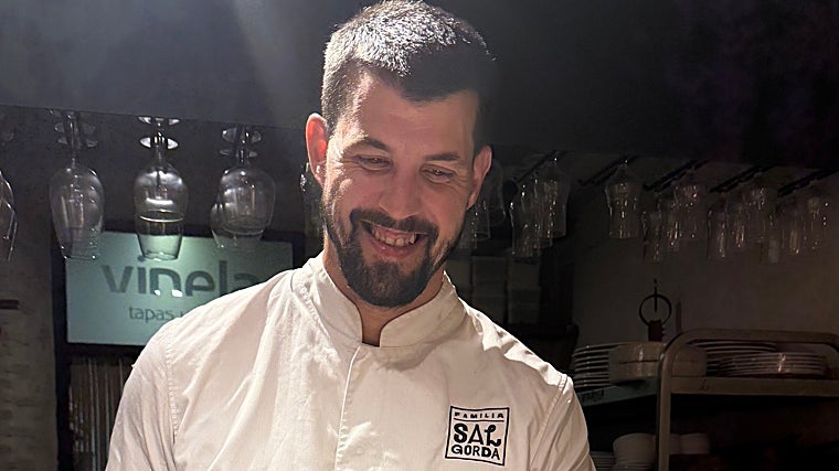 Elías Cabrera, uno de los socios y jefe de cocina de Salpicón