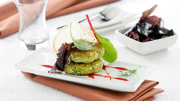 Hamburguesas de calabacín