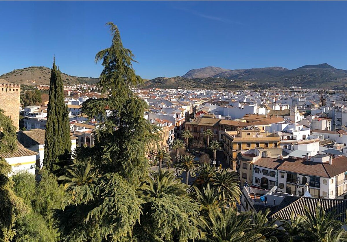 Panorámica de la localidad cordobesa de Cabra