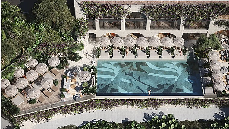 Vista aérea de Eva Estepona en Playa del Cristo