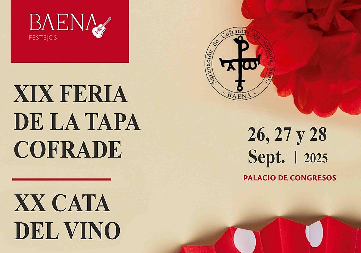 Cartel del evento en la localidad cordobesa