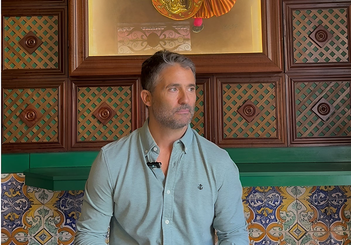 Jaime Guardiola, en la Taberna Zurbarán