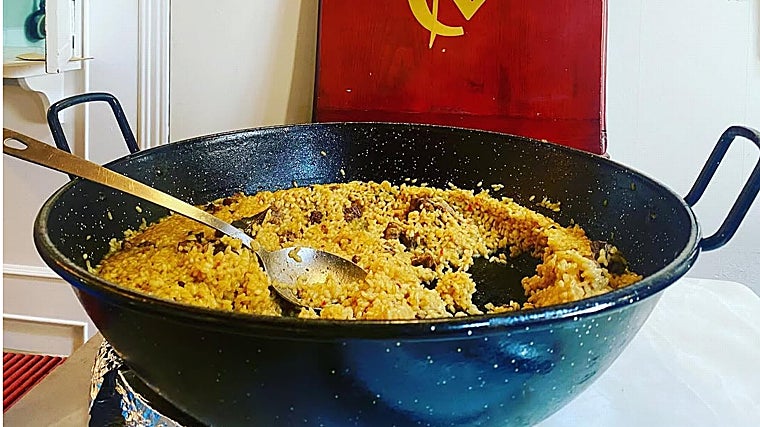 Perol de arroz de Bar Casa Curro Montoya