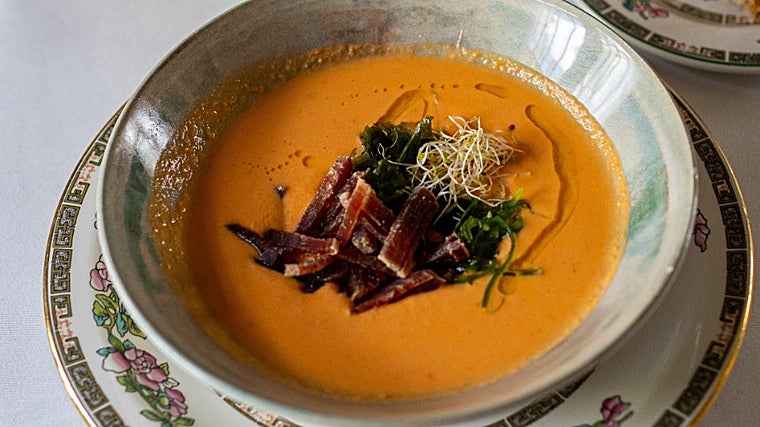 Salmorejo en El Caballo Rojo