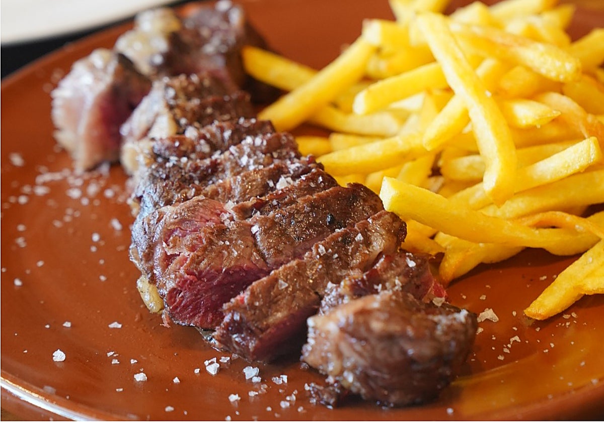 Lomo bajo de vaca holandesa simmental con 60 días de maduración