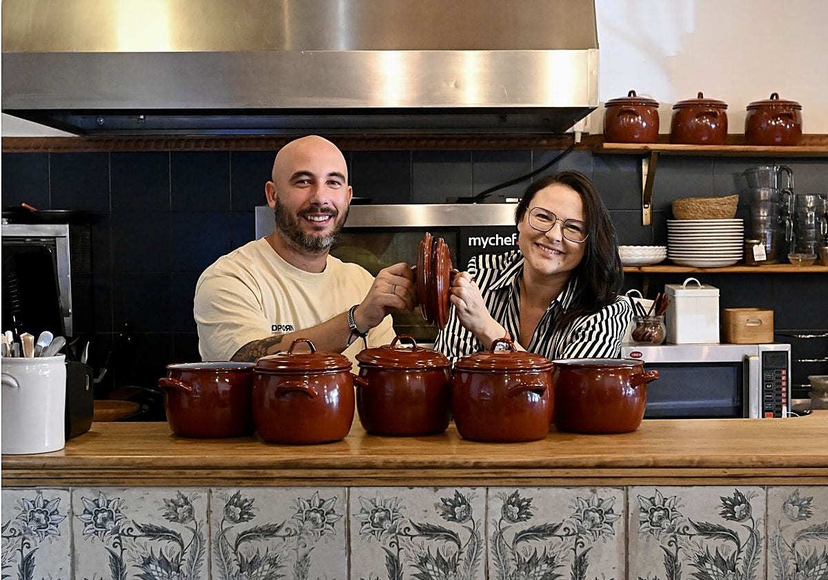 Juan Higueras y Mari Ángeles Muñoz, en La Tizná