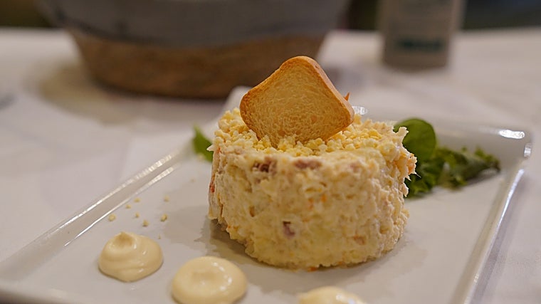 Ensaladilla de gamabas