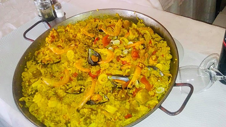 Arroz de restaurante El Quini