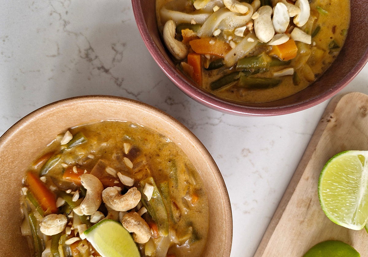 Sopa Thai versión rápida