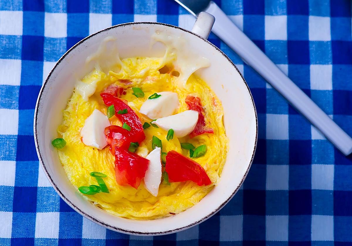 Esta forma de hacer la tortilla francesa es original y muy sencilla
