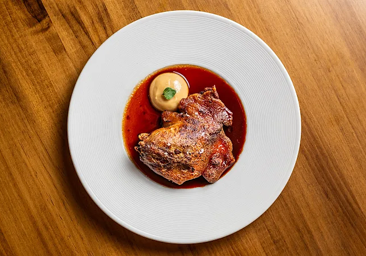 Plato de la carta de Cascada Marbella