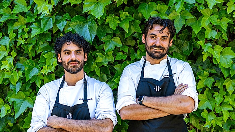 Jacques y Mathieu Lagarde, chefs de Cascada Marbella